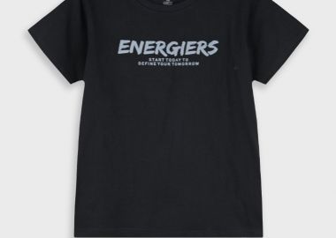 Μπλούζα με τύπωμα | ΜΑΥΡΟ - Energiers - 
